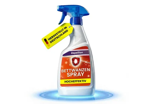Repellion ® Bettwanzen Spray (500 ml) – Effektiver Schutz gegen Bettwanzen - Zielgerichtete Abwehr gegen Bettwanzen im Wohnbereich. Ideal für die Anwendung auf Matratzen und Möbel. Einfache Handhabung und materialverträglich für den Haushalt.