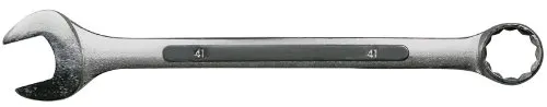 SW-Stahl 00927L-41 Gabelringschlüssel 41 mm extra lang - Werkzeug-Sets mit hoher Festigkeit: Der extra lange Gabelringschlüssel 41mm aus Chrom-Vanadium ermöglicht höchste Kraftübertragung für effizientes Arbeiten in Werkstatt und Beruf.
