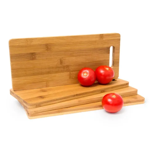 Schneidebrett Küchenbrett aus Bambus - Frühstücksbrettchen-Set - Schneidebrett-Set aus hochwertigem Bambus, ideal für umweltbewusste Köche. Robust und langlebig, perfekt für die Zubereitung von Speisen.