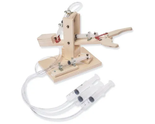 matches21 HOME & HOBBY Roboterarm Bausatz Kinder ab 13 Jahren Holzbaukasten