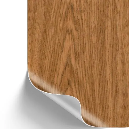 SA ROCA [13,89€/m²] Klebefolie in Holz-Optik inkl. Rakel & E-Book I Selbstklebende Holz Folie für Möbel & Küche - hitzebeständig & abwaschbar I Möbelfolie I Dekofolie (Eiche hell, 5m x 90cm)