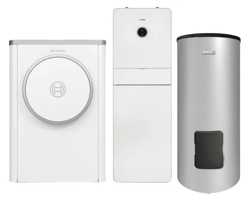  P) BOSCH Luftwärmepumpen-Paket CS742 CS7400iAW7OR-S WH 290LP1B (7739618745