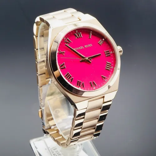 MICHAEL KORS Uhr Damenuhr Armbanduhr MK7462 Lennox IP Rosegold Pink NEU OVP