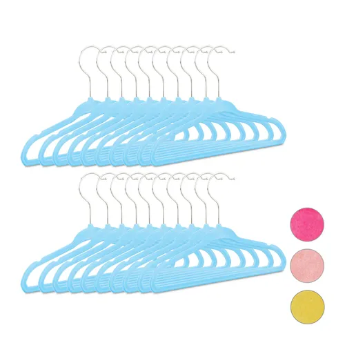 Kleiderbügel Silber von Relaxdays