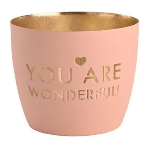 Kerzenständer Pink von GIFTCOMPANY
