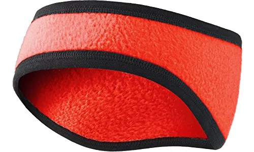 Ladeheid Herren Damen Fleece Stirnband Ohrenwärmer LA-204(Rot,One Size)