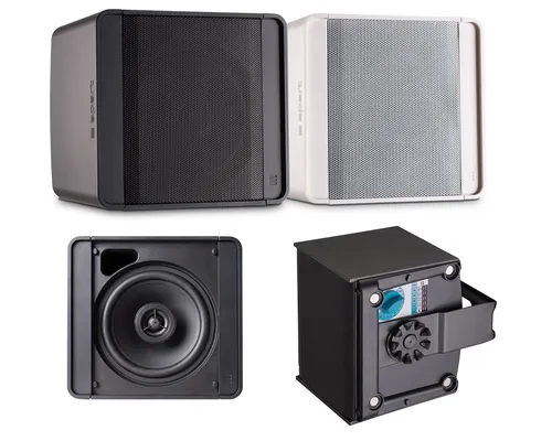 Apart Audio Apart KUBO5T-W Kompakter 100V Zwei-Wege-Gehäuselautsprecher, weiss 1000003508