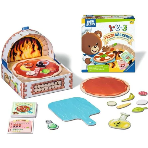 Ravensburger 1,2,3 Pizzabäckerei (Deutsch, Französisch, Italienisch) (04586)