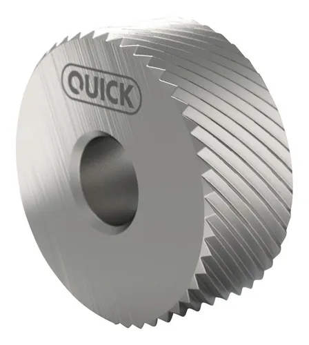 Quick Rändelrad PM BR 45 Grad 20 x 8 x 6 G7 P1 mit Fase - Rändelformwerkzeuge, präzises Rändeln mit 45 Grad Fase für optimale Griffigkeit und Verarbeitung