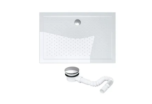 Mai & Mai Duschwanne Lucia02 - Antirutsch Duschtasse 4cm - Duschwannen für elegantes Bad-Design, antirutsch und stabil, mit integriertem Gefälle für optimalen Wasserabfluss. Pflegeleicht und langlebig für höchsten Komfort.