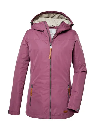 G.I.G.A. DX by killtec Funktionsjacke GS 18 WMN JCKT - Wasserabweisende Funktionsjacke aus leichtem Material mit verstellbarer Kapuze und viel Stauraum. Ideal für den Alltag und optimalen Wetterschutz.