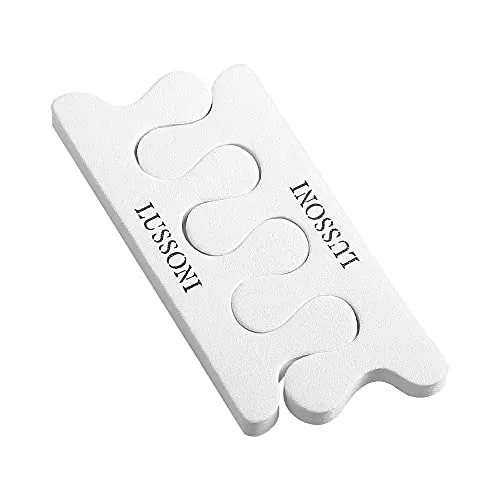 T4B LUSSONI Zehenspreizer Für Pediküre, Zehentrenner Für Das Auftragen Von Nagellack, Nagelkunst, Pediküre-Werkzeuge, NailArt, Aus Schaumstoff, Weich