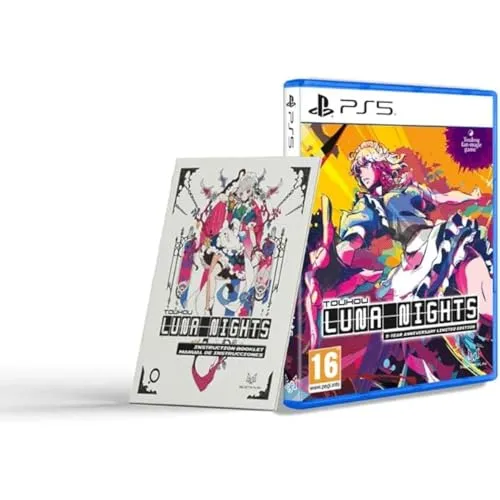 Touhou Luna Nights (5-Year Anniversary Edition) - PS5 - PS5-Spiel mit exklusiven Inhalten zum 5-jährigen Jubiläum, perfektes Abenteuer für Fans von Action-Plattformern.