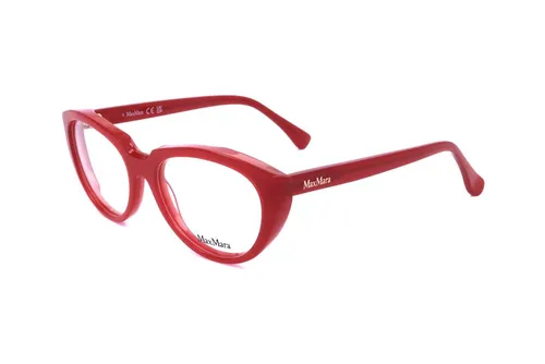 MaxMara MM5113 066 SHINY RED Damen Brillen - Brillenfassungen für Damen, klassischer roter Rahmen, ideal für einen eleganten und stilvollen Look.