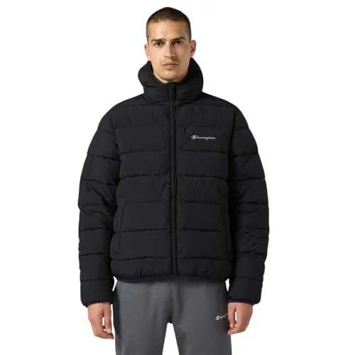 Champion Steppjacke Padded Outdoor Jacket XXL (60/62) schwarz - Leichte und sportliche Steppjacke aus 100% Polyamid, ideal für Outdoor-Aktivitäten. Pflegeleicht und maschinenwaschbar, perfekt für jede Jahreszeit.