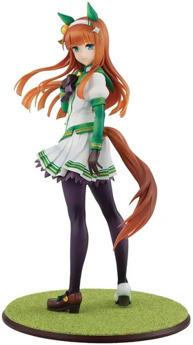MegaHouse Sammelfigur Uma Musume Pretty Derby Lucrea Silence Suzuka 23 cm - Detailreiche Sammelfigur aus PVC mit beeindruckender Pose, ideal für Sammler und Fans von Action- und Spielzeugfiguren.