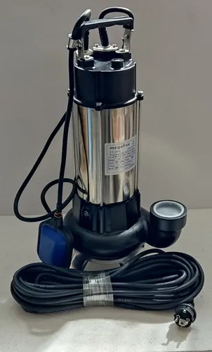 megafixx PTP1100M Schmutzwasserpumpe bis 31.000 L/h  15 Meter Stromkabel