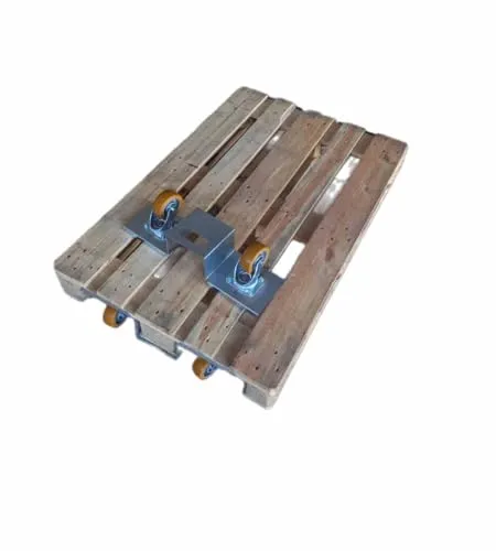 Produktbild Palettenroller Industrierollen Euro-Paletten Euro Einweg Palette Paletten Roller Lenkrollen Ø100mm 1Stk Topleiter Hubheld