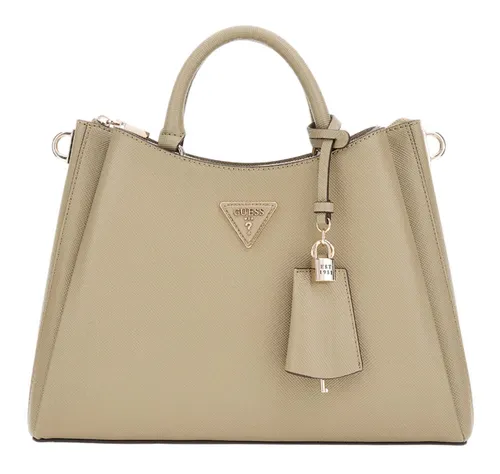 Guess Schultertasche Girlfriend Satchel Bag in Grün