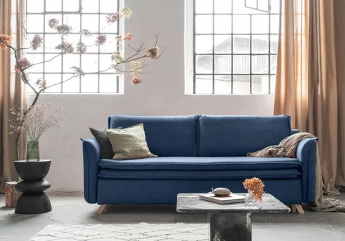 MIUFORM Dauerschlafsofa mit Bettkasten