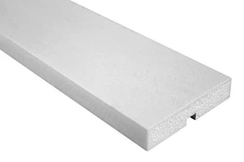 Fassaden Zierprofil MC144 2 - 25x110mm - Zier- & Stuckleisten, 2000mm lang, UV-beständig, stoßfest und überstreichbar. Verleiht Ihrer Fassade einen besonderen Akzent mit langer Lebensdauer.