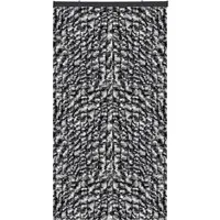 Arsvita Flauschvorhang 90 cm x 220 cm - Anthrazit Schwarz - Fenstervorhang – Vielseitig einsetzbar, schützt vor Insekten und Sonnenlicht, ideal für Innen- und Außenbereiche, pflegeleicht und langlebig.