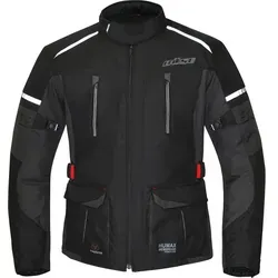 Büse Rider Textiljacke wasserdicht Damen - Schwarz - 36 - Motorradjacke aus strapazierfähigem 450D Polyester, wasser- und winddicht mit atmungsaktiver Humax® Klimamembrane. Ideal für Sicherheit und Komfort auf jeder Fahrt.
