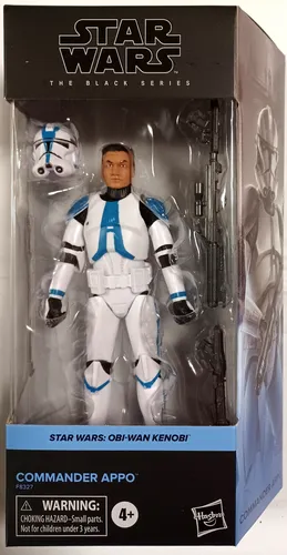 Star Wars Hasbro The Black Series - Commander Appo Obi-WAN Kenobi Actionfigur, 15 cm, langlebig und flexibel gestaltbar mit hochwertigem Zubehör