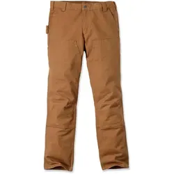 Carhartt Herren Rugged Flex® Straight Fit Duck Hosen - Arbeitshosen mit verstärkter Vorderseite, ideal für harte Arbeiten und optimaler Bewegungsfreiheit dank Rugged Flex® Technologie.