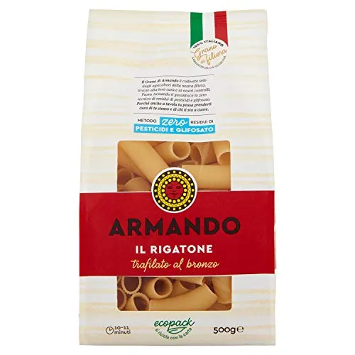 Pasta Stile Artigianale Rigatone - 500g - 100% Compostable Packaging