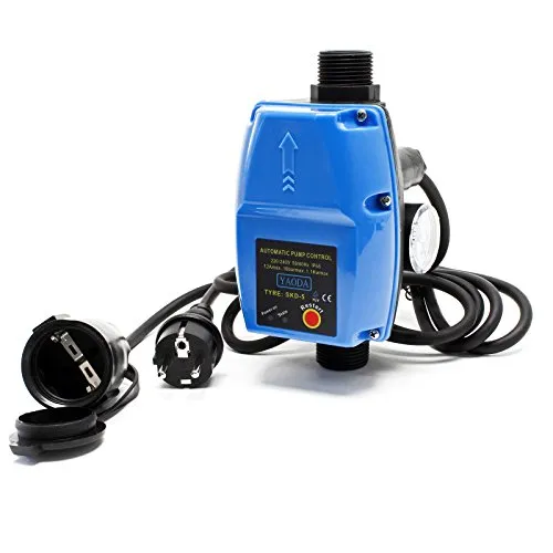 Wiltec Druckschalter SKD-5 230V bis 10 bar - Pumpenzubehör mit zuverlässiger Druckkontrolle und integriertem Trockenlaufschutz für eine sichere und langlebige Anwendung in Hauswasserwerken und Pumpen.