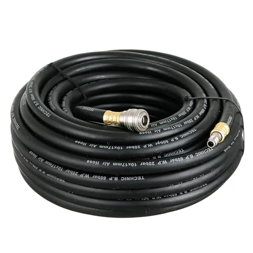 TC TECHNIC Profi Schlauch 20m Luftschlauch für Kompressor 10mm Druckluft-Schlauch