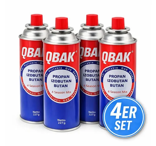 Produktbild JUNG Butangaskartuschen 4er Set 227g für Gaskocher