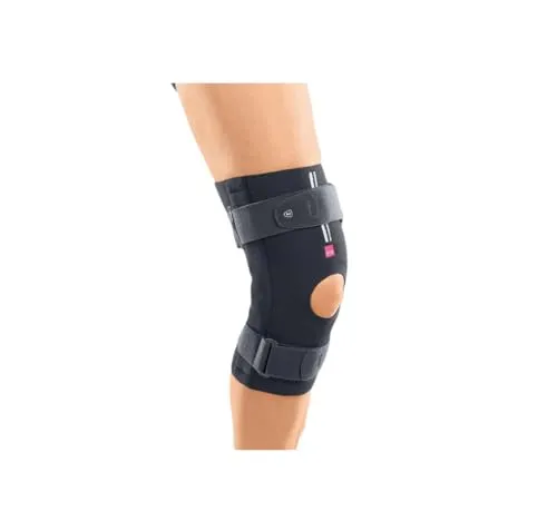 medi Stabimed pro Knieorthese geschlossen Grau Größe M - Kniebandage mit seitlicher Stabilisierung, individuelle Bewegungsanpassung und hoher Tragekomfort