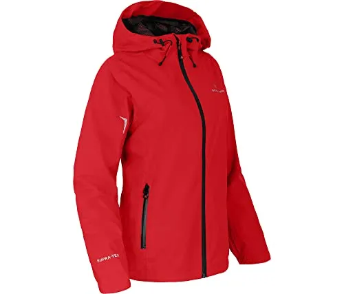 Bergson Regenjacke HELLI für Damen – Wasserdicht & Atmungsaktiv - Hochwertige Damen Regenjacke mit 12000 mm Wassersäule, Netzfutter und PFC-freiem Material. Ideal für wechselhaftes Wetter und den täglichen Einsatz.