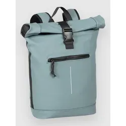 New Rebels Mart New York Rolltop Rucksack 16L in Soft Blue von New Rebels