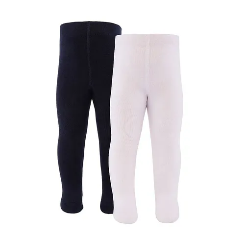 Ewers Strumpfhose Strumpfhose 2er Pack 98% Baumwolle (2 St. 2er-Set) 98% Baumwolle, 2% Elasthan blau 98/104 | 65 cm