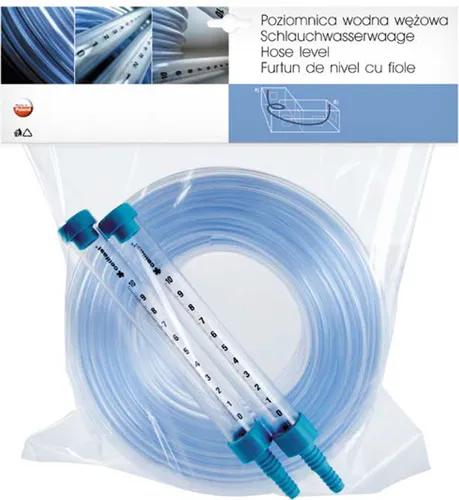 CELLFAST 22-101, Wasserwaage, 20 m, Blau, Transparent