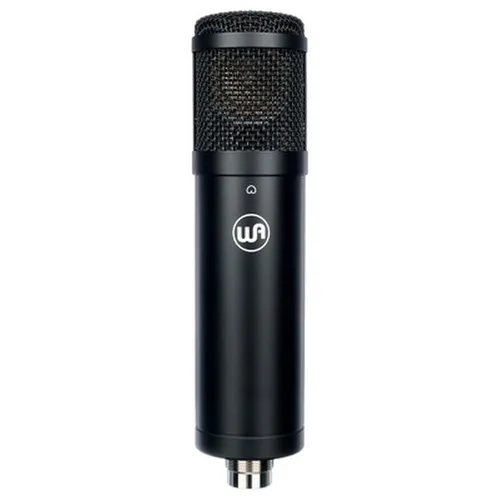 Warm Audio WA-47jr SE Black Mikrofon - Großmembran-Kondensatormikrofon mit Nierencharakteristik, ideal für Studioaufnahmen; bietet einen hohen Dynamikumfang von 138 dBA und hervorragende Klangqualität.