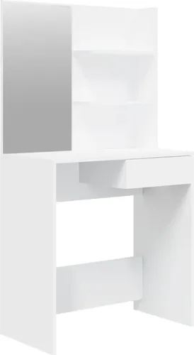 vidaXL Schminktisch mit Spiegel Weiß 74,5x40x141 cm von vidaXL
