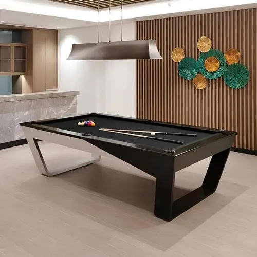 Designer Billardtisch 7ft - Pooltisch für Turniere - Hochwertiger 7-Fuß Billardtisch in Schwarz, ideal für Freizeit und Turniere. Maße: 234 x 135 x 85 cm, bietet Stabilität und Spielvergnügen für jede Runde.