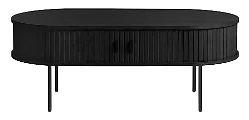 möbelando Couchtisch >Nerja< in Schwarz - 120x45x60 (BxHxT)