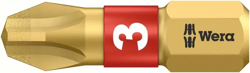 Bit, diamantbeschichtet, mit Bi-Torsionsbereich, für Kreuzschlitz-Schrauben 1/4