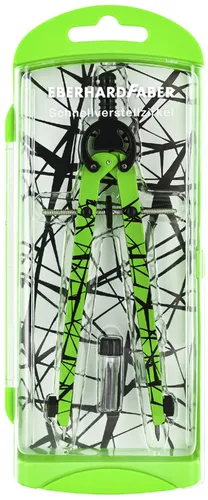 EBERHARD FABER Schnellverstellzirkel, neongrün/schwarz