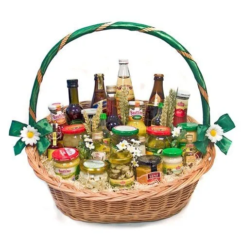 Präsentkorb 'Großer Spreewälder Grillkorb'