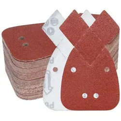 Schleifpapier Maus Dreiecke 93x168mm Klett 4 Trous 60 grits 80 Pieces