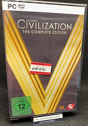 Sid Meier's Civilization V - Complete Edition (PC) - Strategie-Spiel für PC, USK ab 12 Jahren, bietet umfassende Inhalte für ein fesselndes Spielerlebnis.