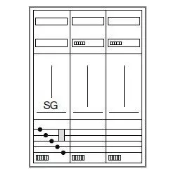 Hager Zählerschrank ZB331X22N
