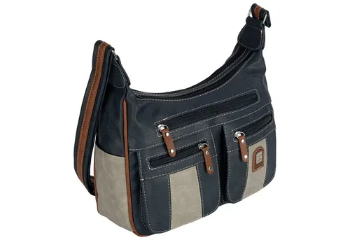 EAAKIE Umhängetasche Damen - Stilvolle Schultertasche in Leder-Optik - Umhängetasche aus hochwertigem, wasserabweisendem Kunstleder mit zwei großen Hauptfächern, ideal für Freizeit, Schule und Reisen. Maximale Flexibilität durch längenverstellbaren Trageriemen.