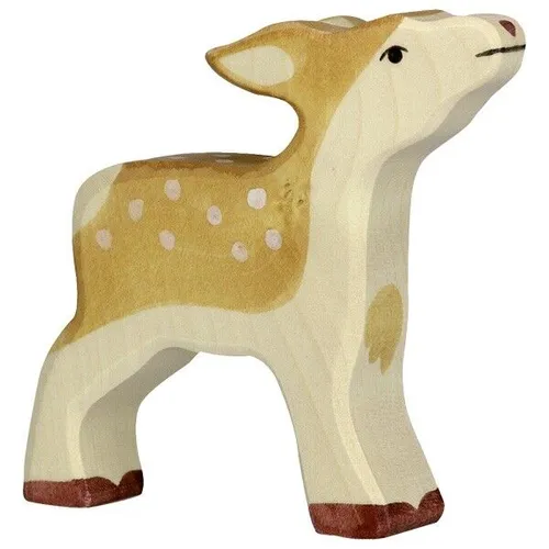 Holztiger Holzfigur Kitz , Reh 9 cm Art.nr.80091 von Holztiger